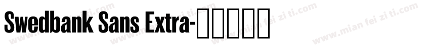 Swedbank Sans Extra字体转换